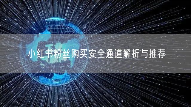 小红书粉丝购买安全通道解析与推荐